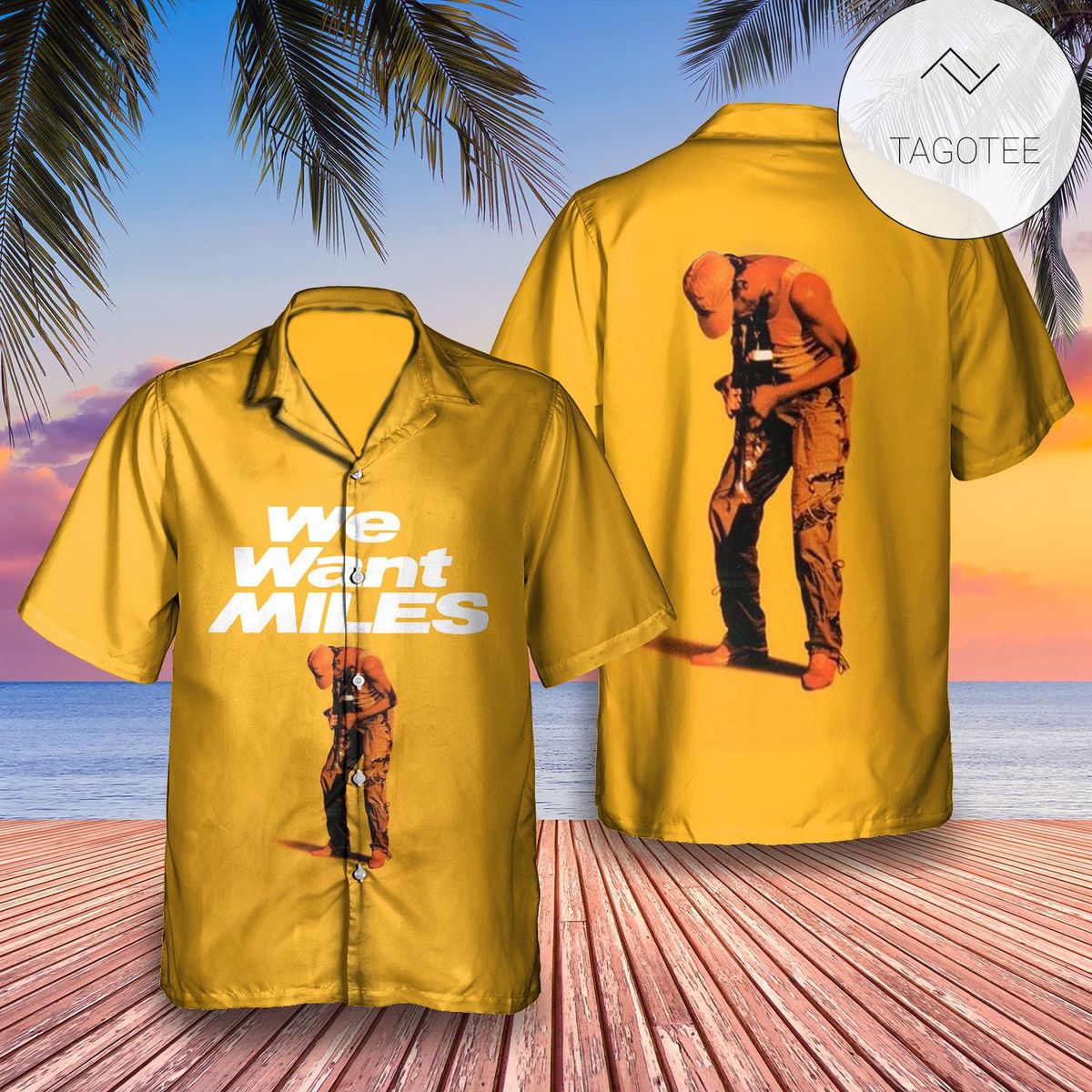 Miles Davis Sketches Of Spain Album Cover Hawaiian Shirt