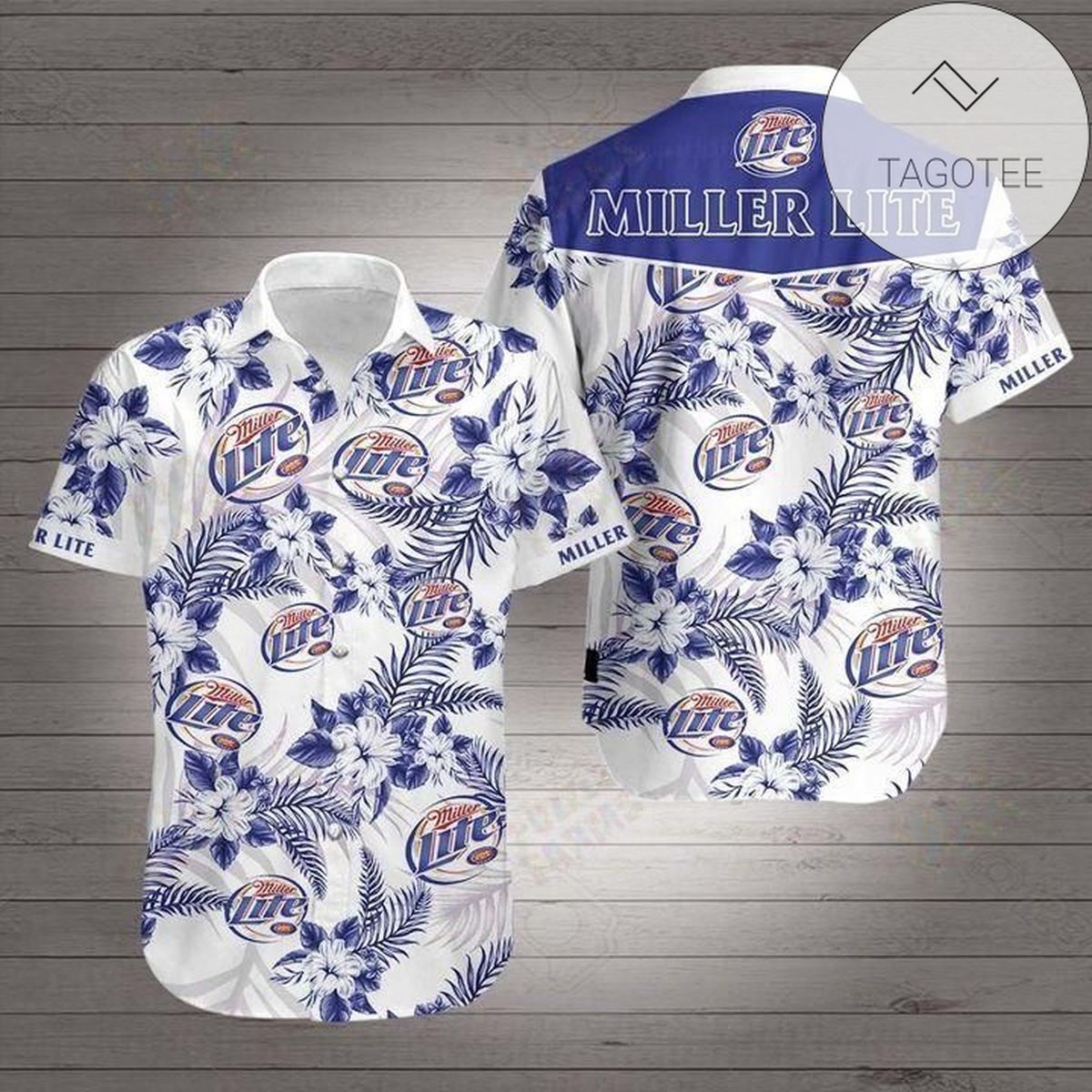 Miller Lite Flower Hawaiian 3D Shirt 