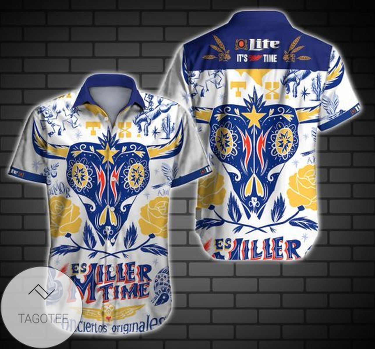 Miller Lite Style 3 Hawaiian Shirt