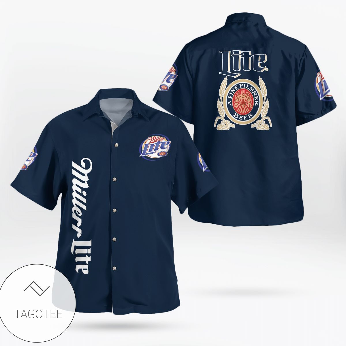 Miller Lite Style 2 Hawaiian Shirt