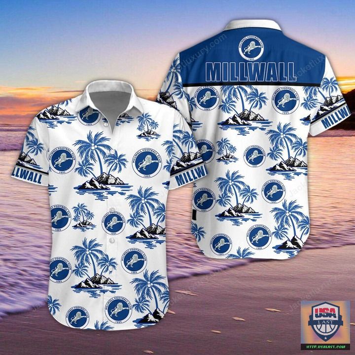 Miller Lite Palm Tree Hawaiian Shirt