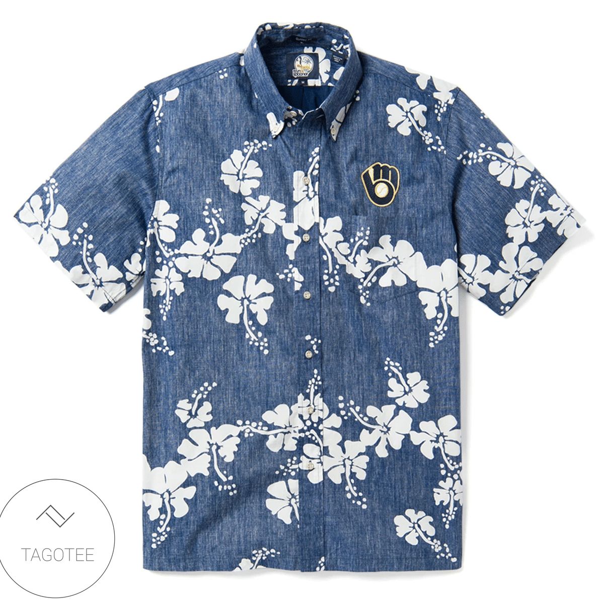 Milwaukee Brewers 50th State Hawaiian Shirt