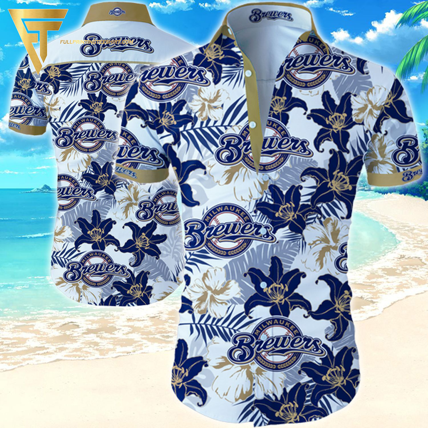 Milwaukee Brewers Baseball Lover Summer Hawaiian Shirt