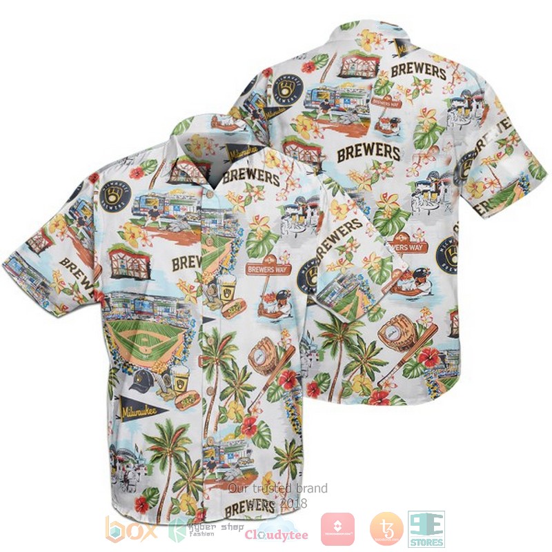 Milwaukee Brewers MLB Hawaiian shirt