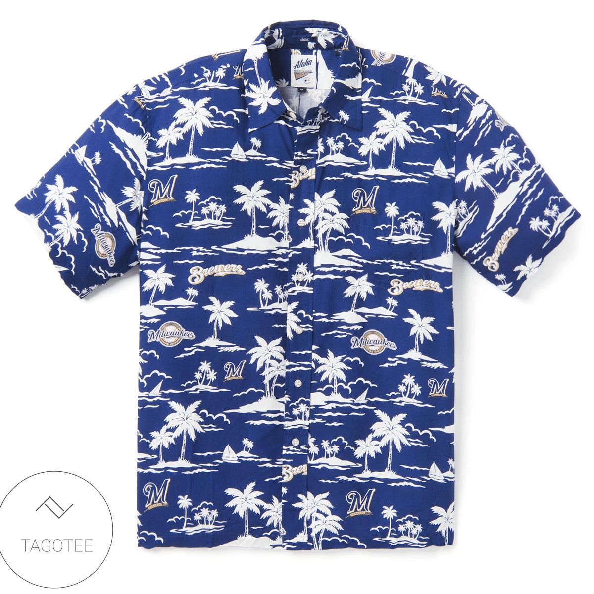 Milwaukee Brewers Tommy Bahama Hawaiian Shirt