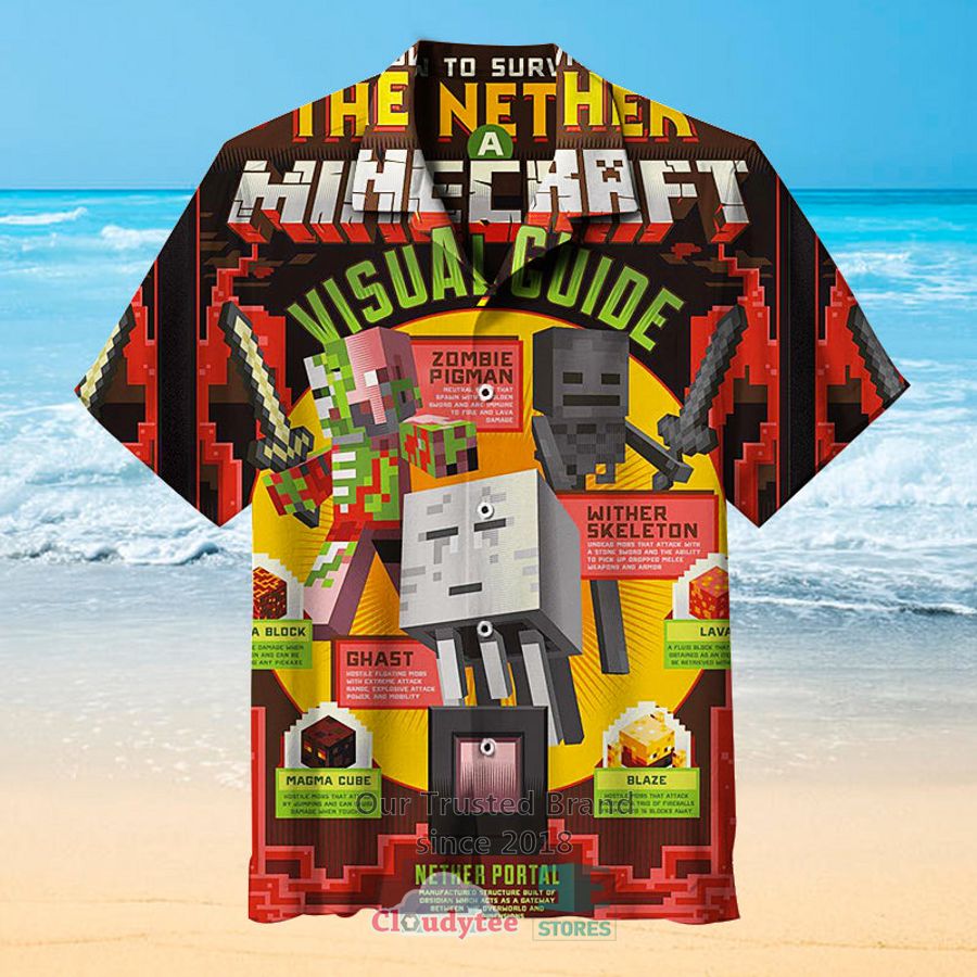 Minecraft – Creeper Hawaiian Shirt