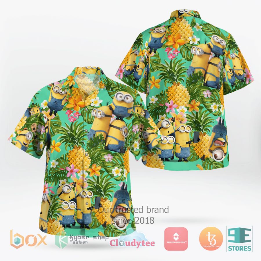 Minion Pineapple Tropical Hawaiian Shirt