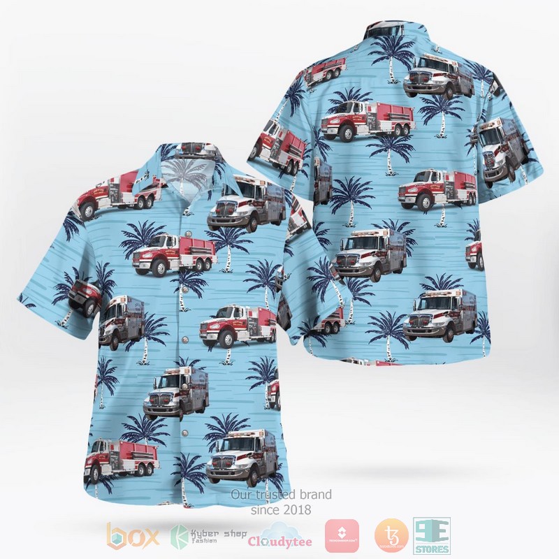 Minneola Fire Department Minneola Florida Hawaiian Shirt