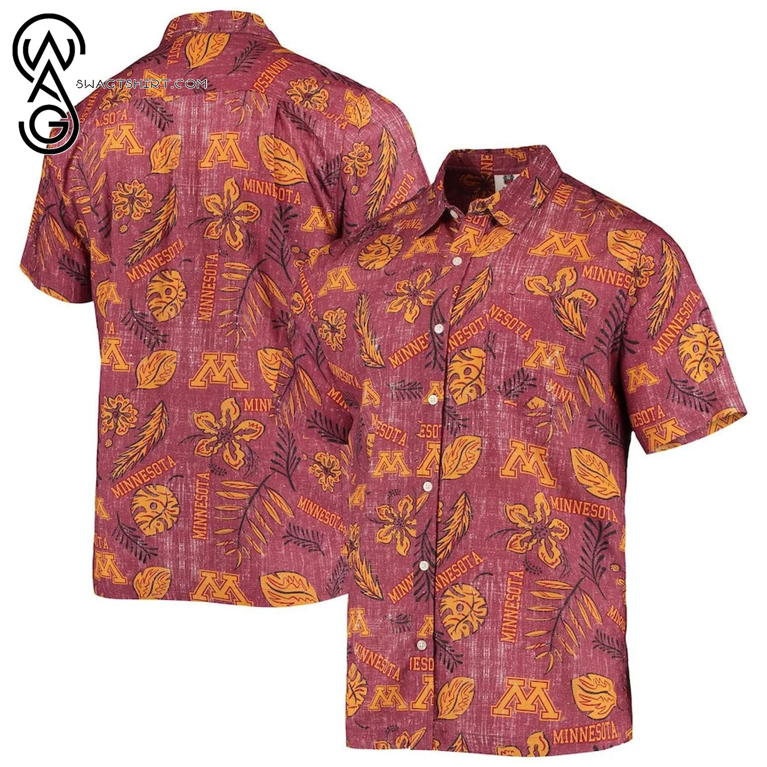 Minnesota Vikings And Skull Summer Aloha Hawaiian Shirt