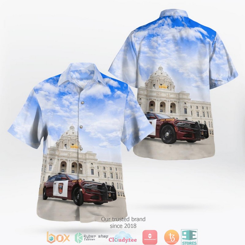 Minnesota Cold Spring Richmond Police Dept Hawaiian Shirt