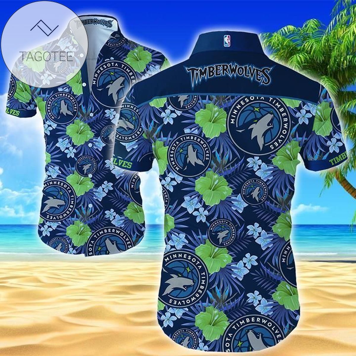 Minnesota Timberwolves Authentic Hawaiian Shirt 2022