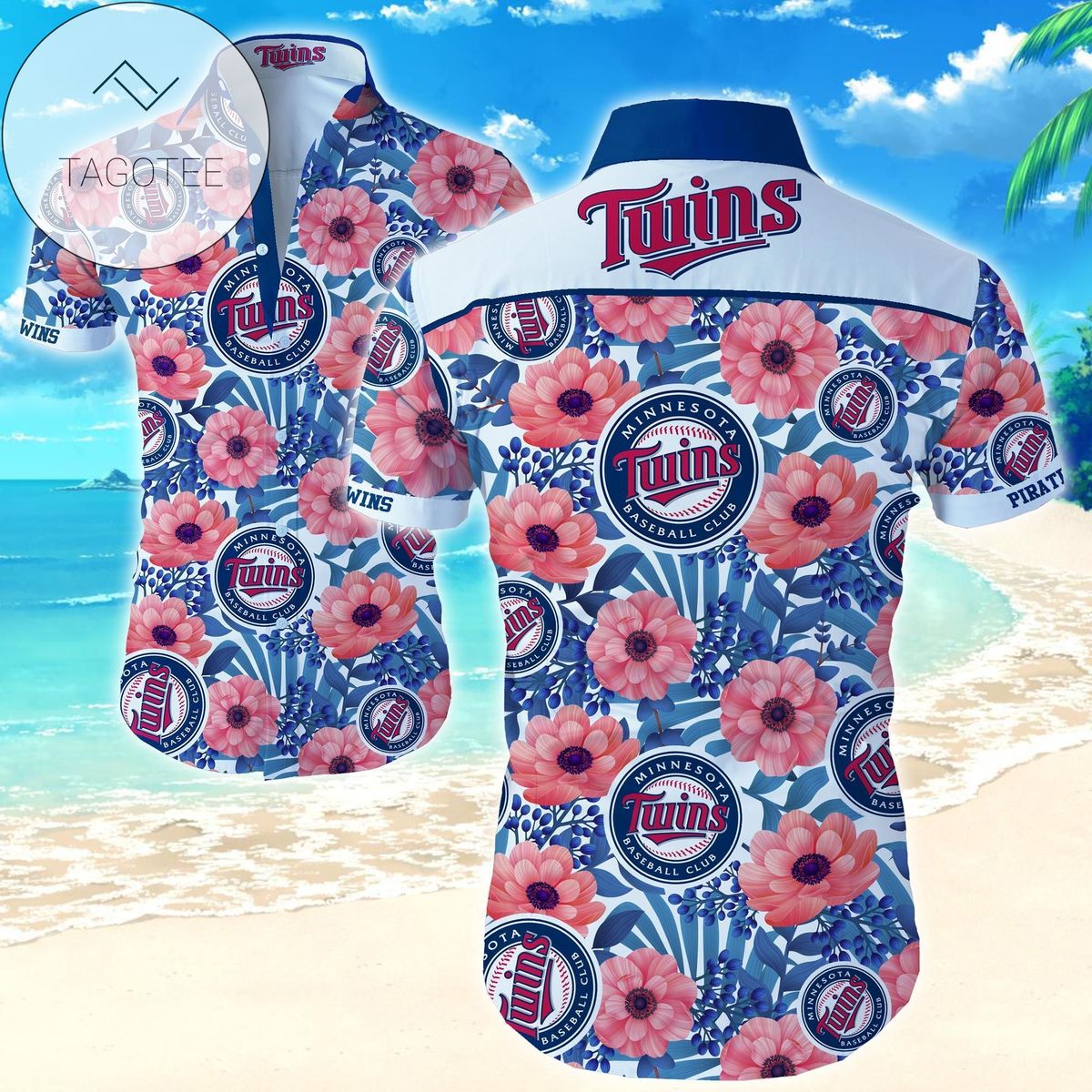 Minnesota Twins Aloha Mlb Hawaiian Shirt