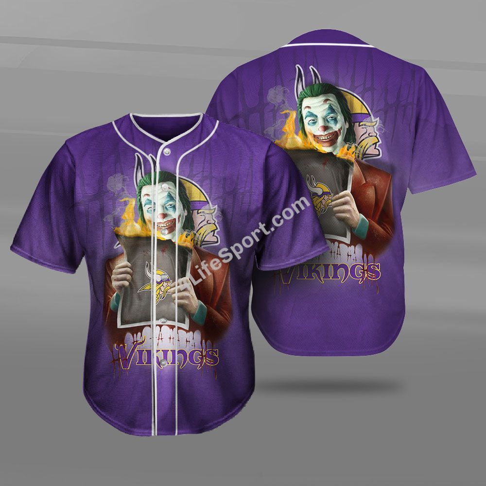 Minnesota Vikings Joker Baseball Jersey