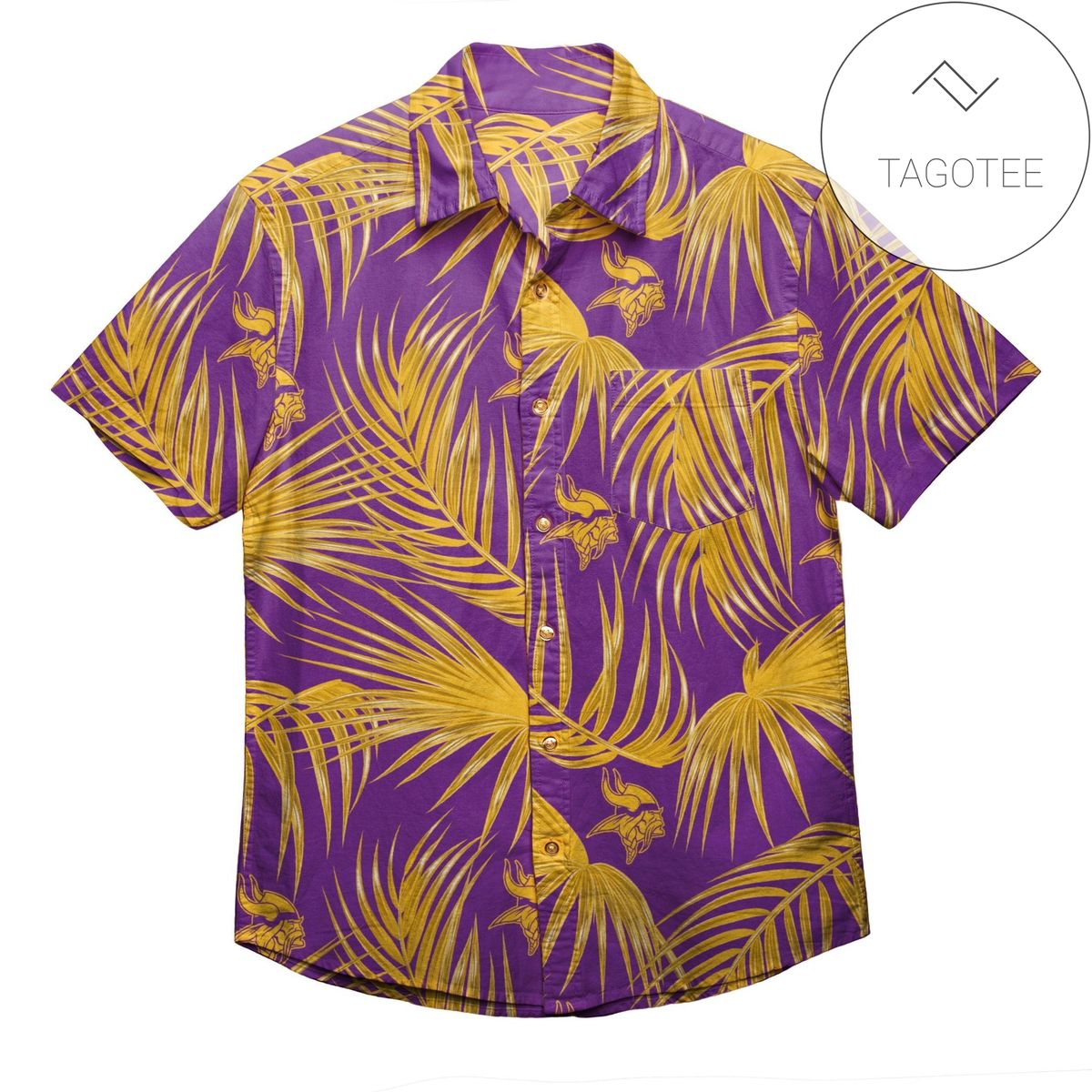 Minnesota Vikings Nfl The National Football League Men’S Winter Tropical Hawaiian Shirt