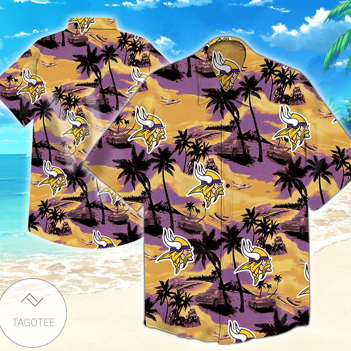 Minnesota Vikings Team All Over Printed Authentic Hawaiian Shirt 2022