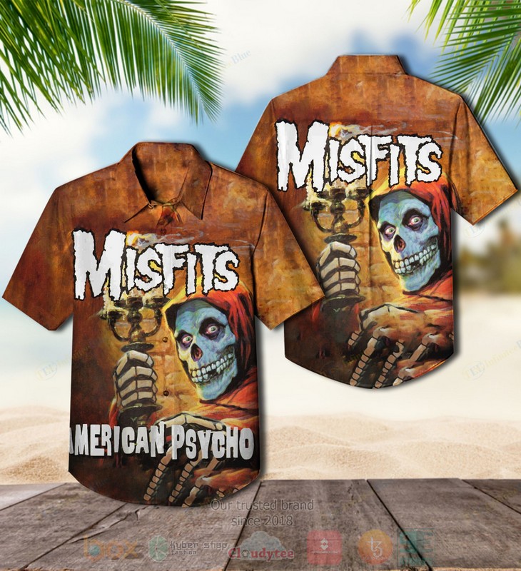 Misfits band Earth A D Wolfs Blood Hawaiian Shirt