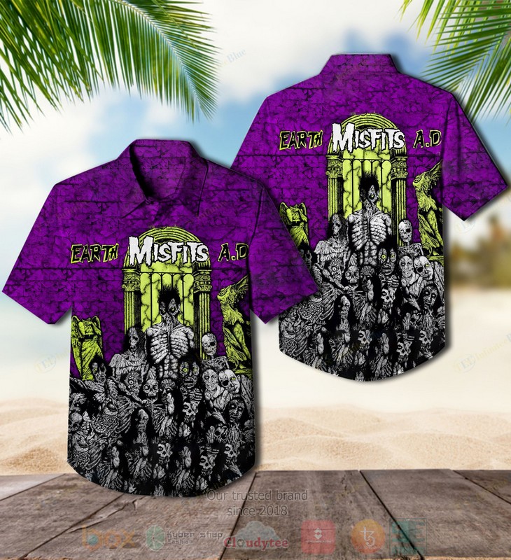 Misfits band American Psycho Hawaiian Shirt