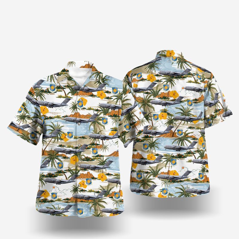 Mississippi Air National Guard 186th Air Refueling Wing Boeing KC-135R Stratotanker Hawaiian Shirt