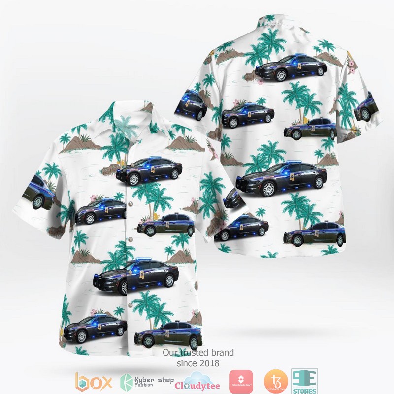 Mississippi Highway Patrol Troop G Hawaiian Shirt