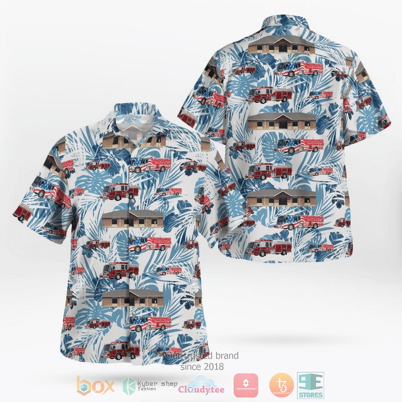 Missouri Metro West Fire Protection District Hawaiian Shirt