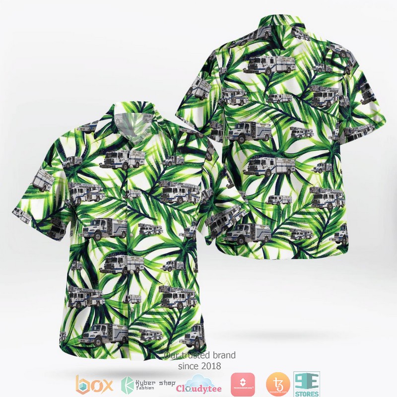 Missouri Southern Platte Fire Protection District Hawaiian Shirt