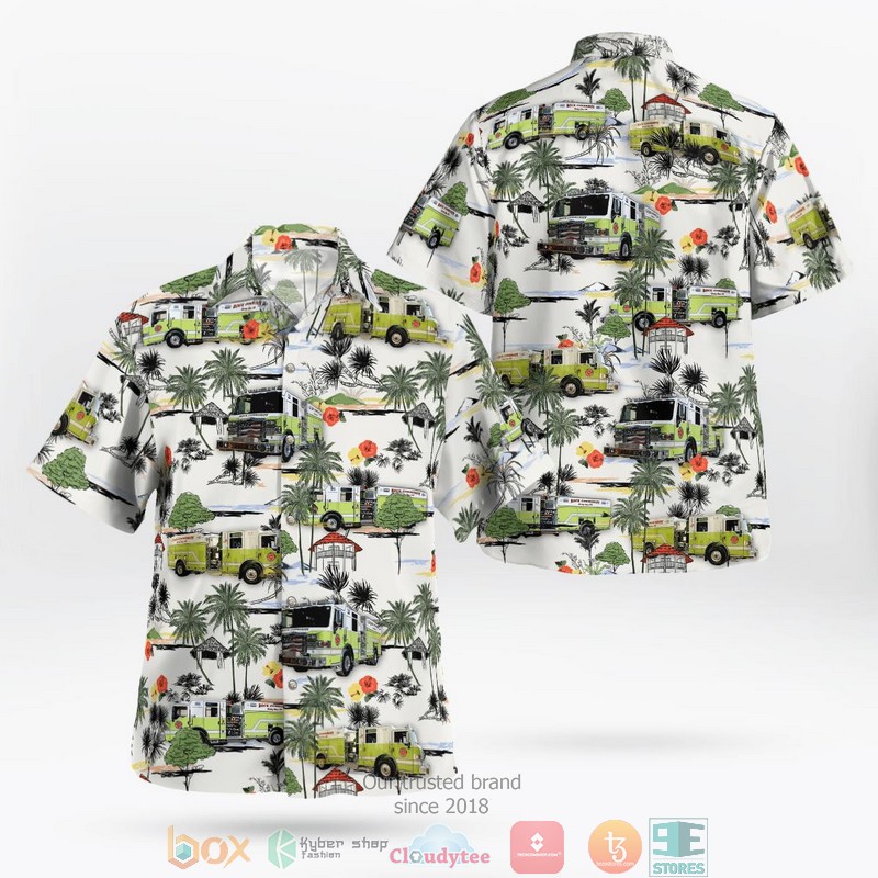 Missouri Southern Platte Fire Protection District Hawaiian Shirt