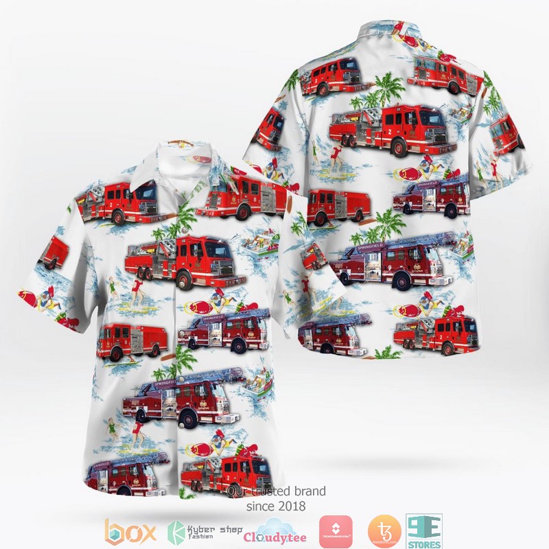 Missouri St. Louis Fire Department Hawaiian Shirt