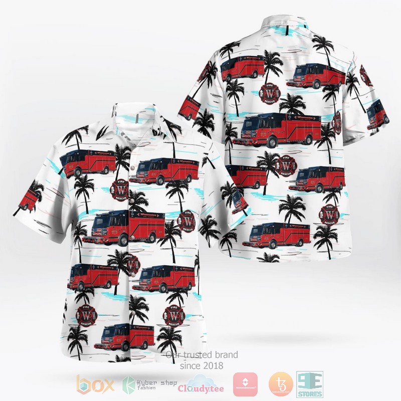 Missouri St. Louis Fire Department Hawaiian Shirt