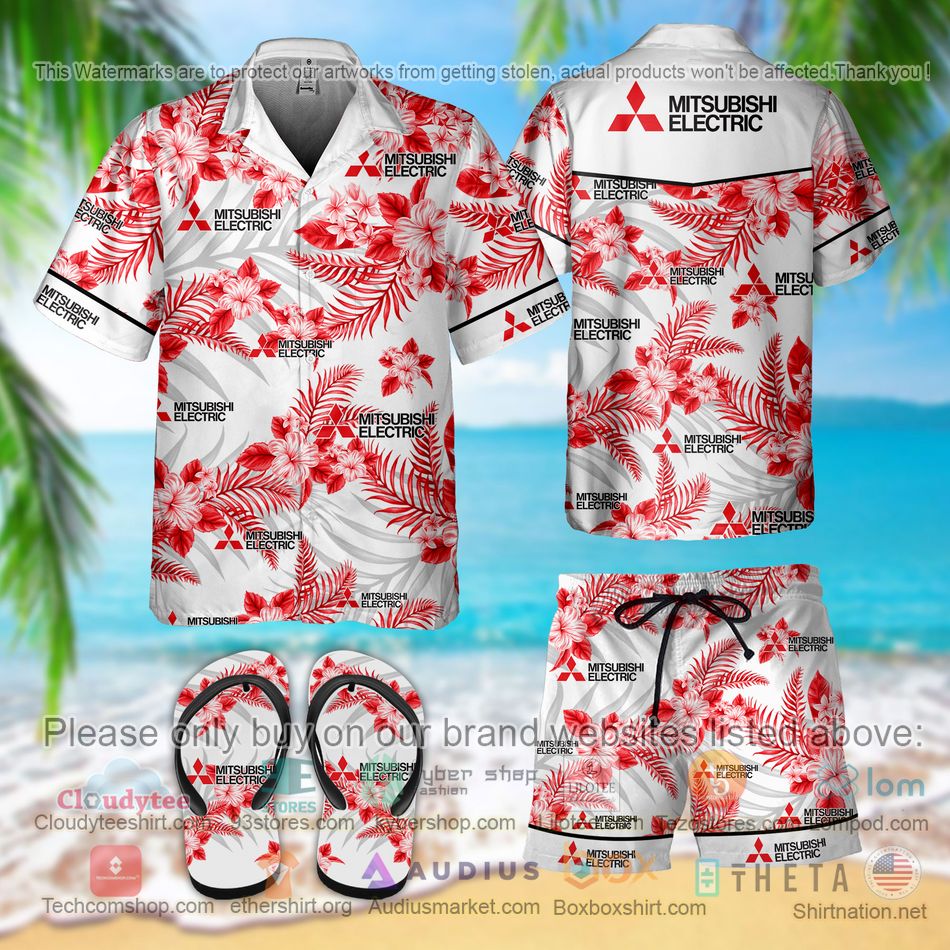 Mitsubishi Materials Hawaiian Shirt, Shorts