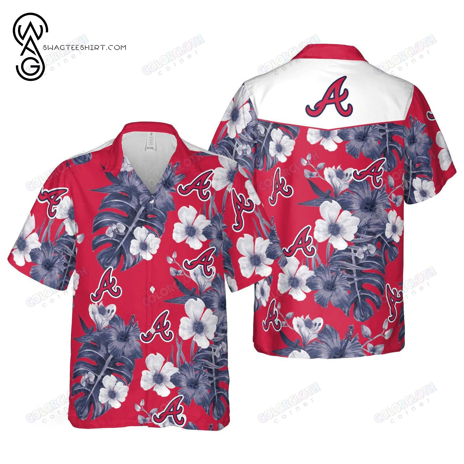 MLB Atlanta Braves Surfboard Summer Outfits Hawaiian Shirt