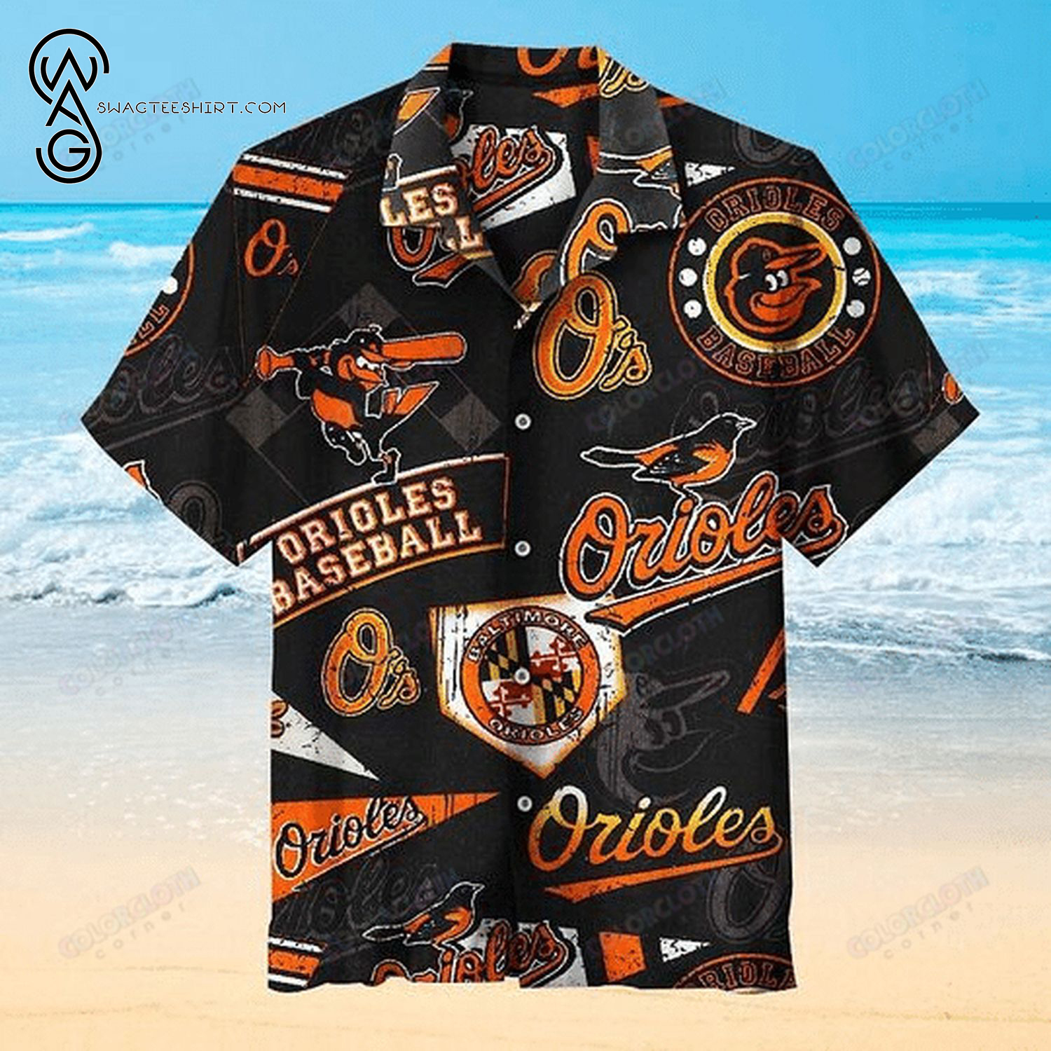 Mlb Baltimore Orioles Surfboard Summer Outfits Hawaiian Shirt