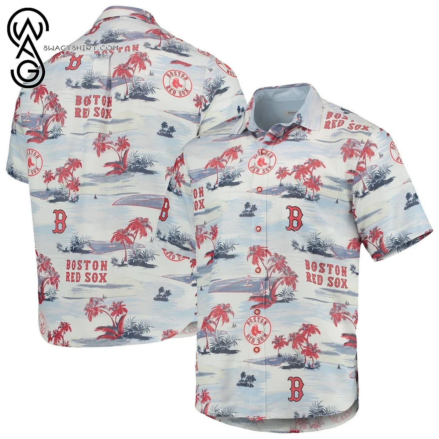 MLB Boston Red Sox Baseball Team Hawaiian Shirt