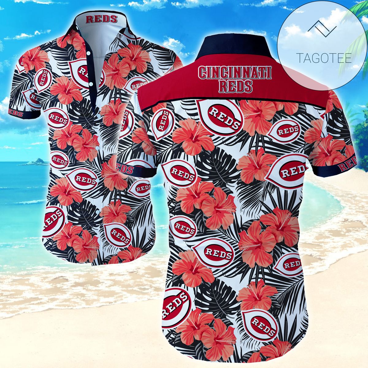 Mlb Cincinnati Reds Authentic Hawaiian Shirt 2022