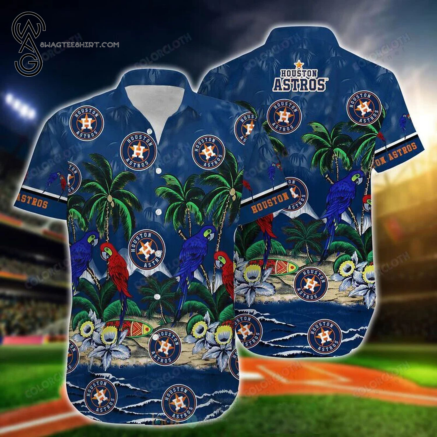 MLB Houston Astros Baseball Team Summer Hawaiian Shirt