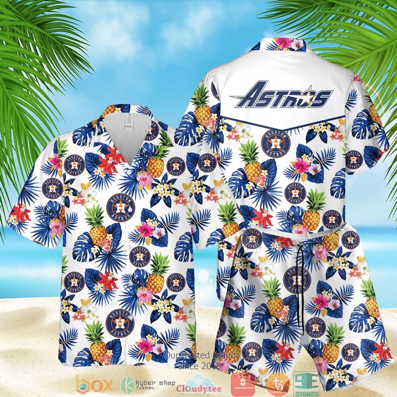 MLB Atlanta Braves Hibiscus Hawaian Summer Outfit