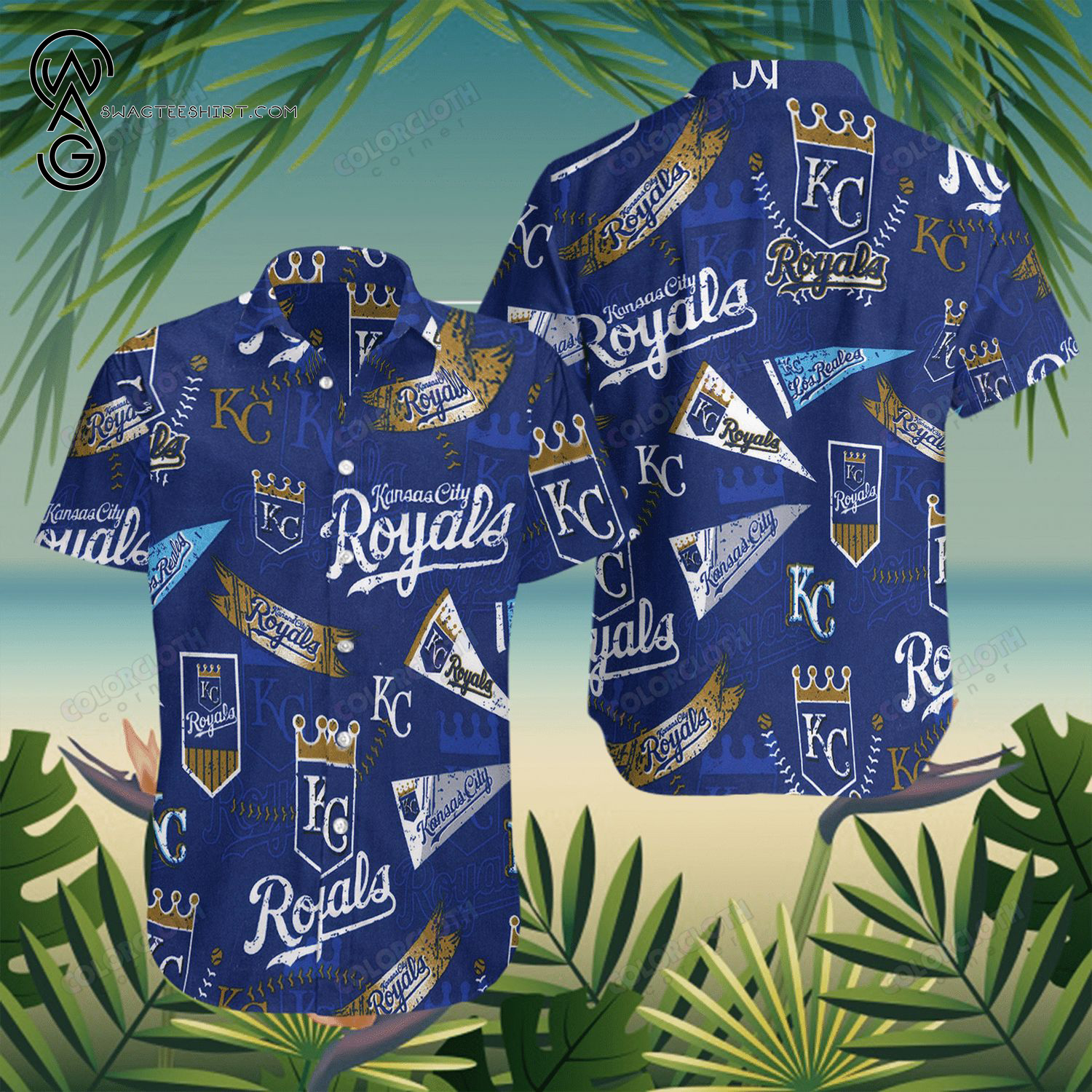 MLB Kansas City Royals Sports Team Summer Hawaiian Shirt