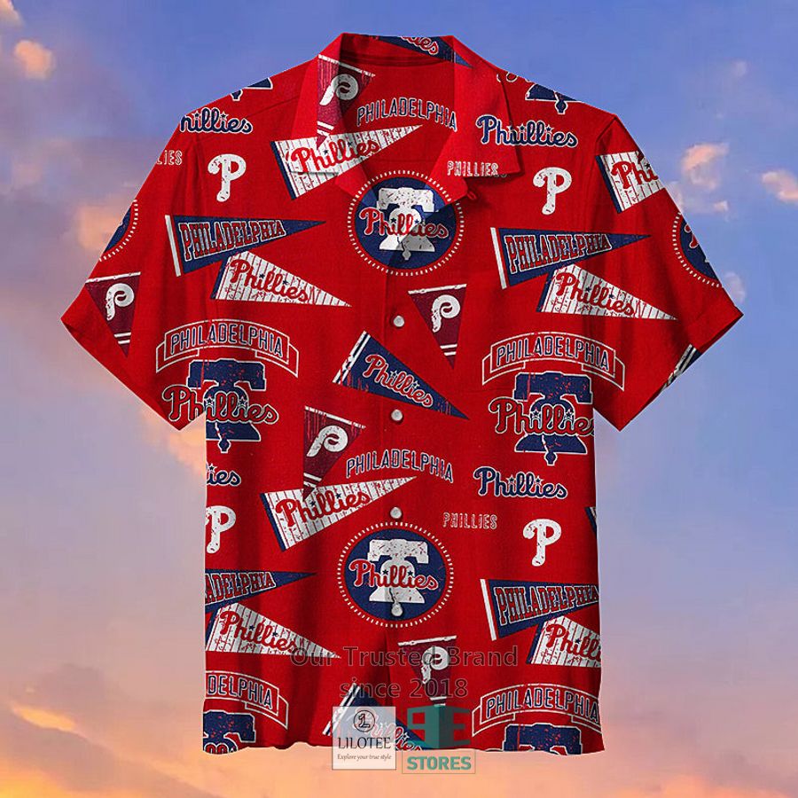 MLB Philadelphia Phillies Retro Hawaiian Shirt