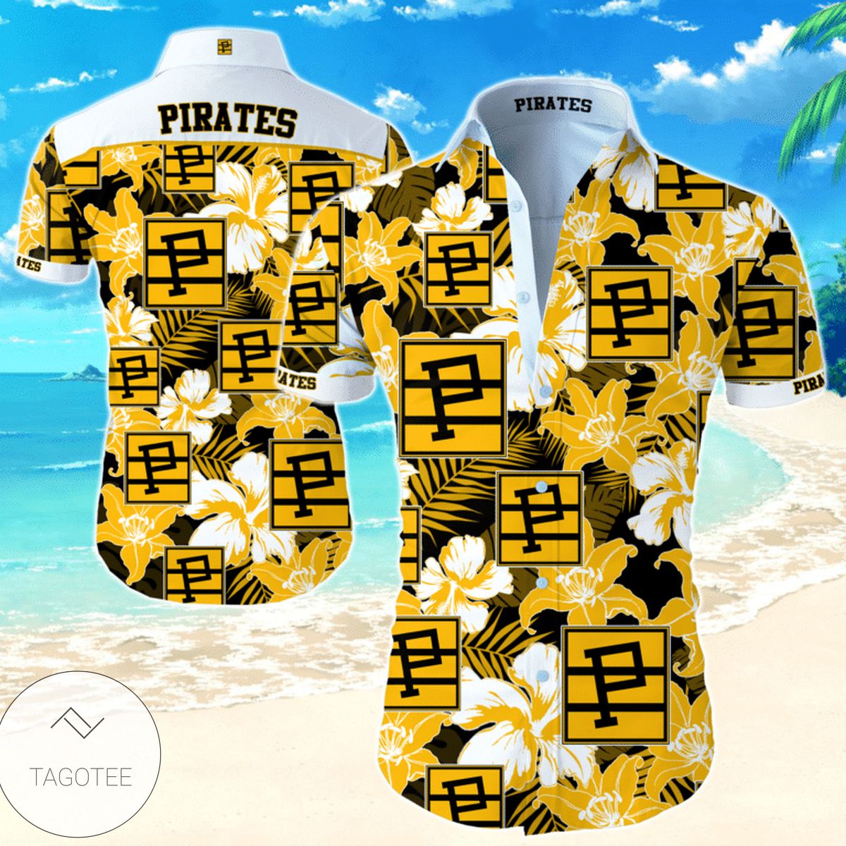 Mlb Pittsburgh Pirates Lily Hawaiian Shirt