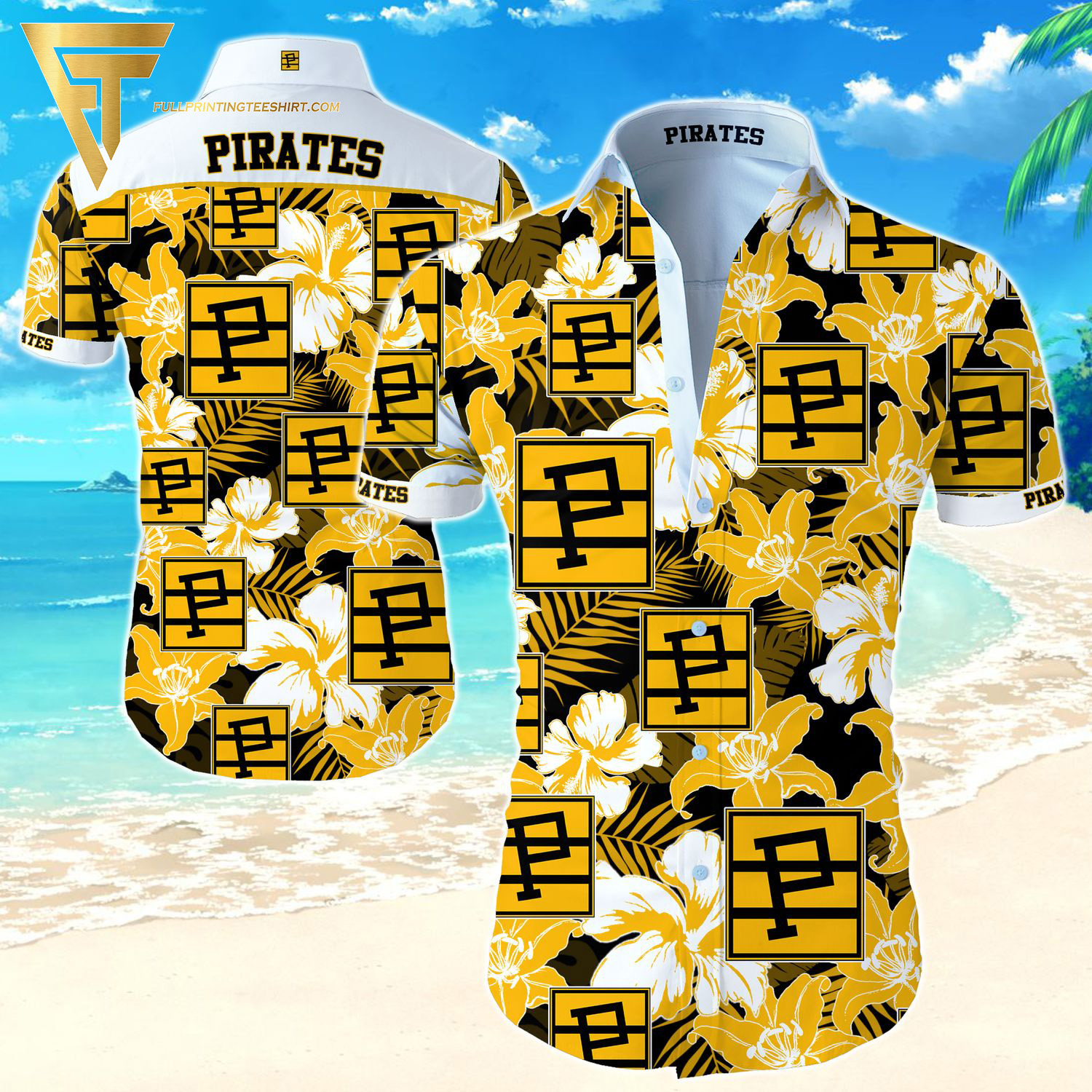 MLB Pittsburgh Pirates Sports Summer Hawaiian Shirt