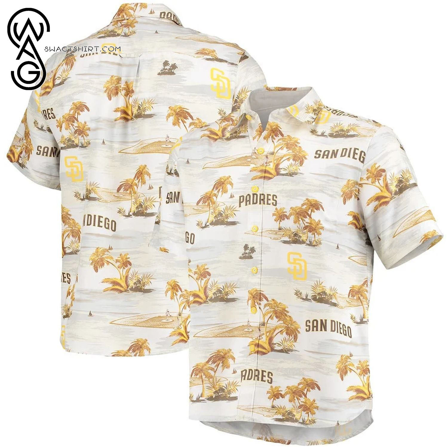 MLB San Diego Padres Summer Vibes Hawaiian Shirt