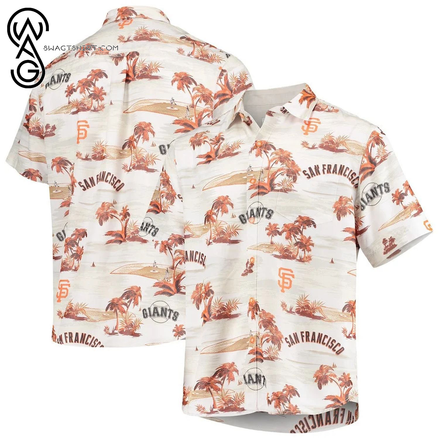 MLB San Francisco Giants Full Print Aloha Hawaiian Shirt