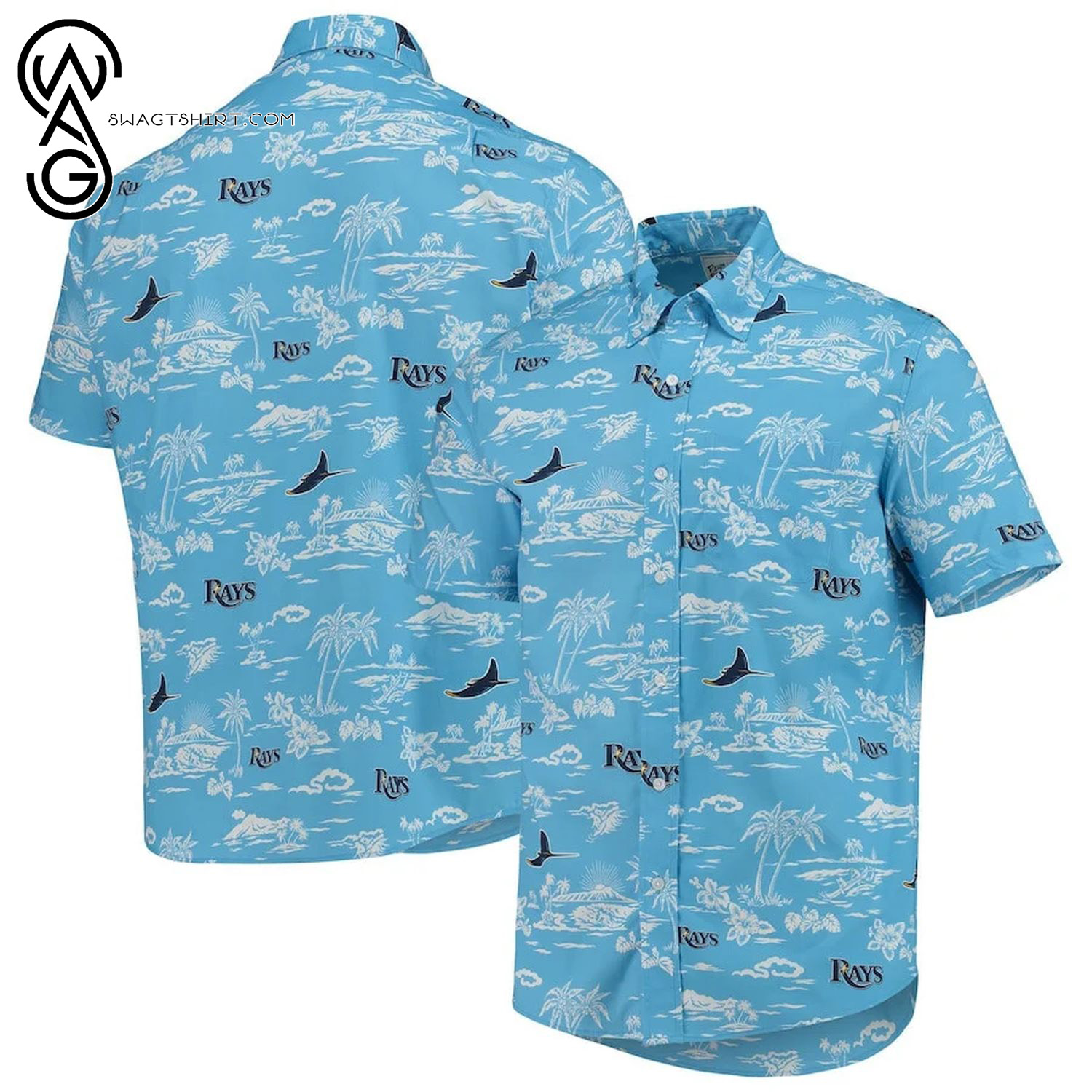 MLB Tampa Bay Rays Sports Team Summer Hawaiian Shirt