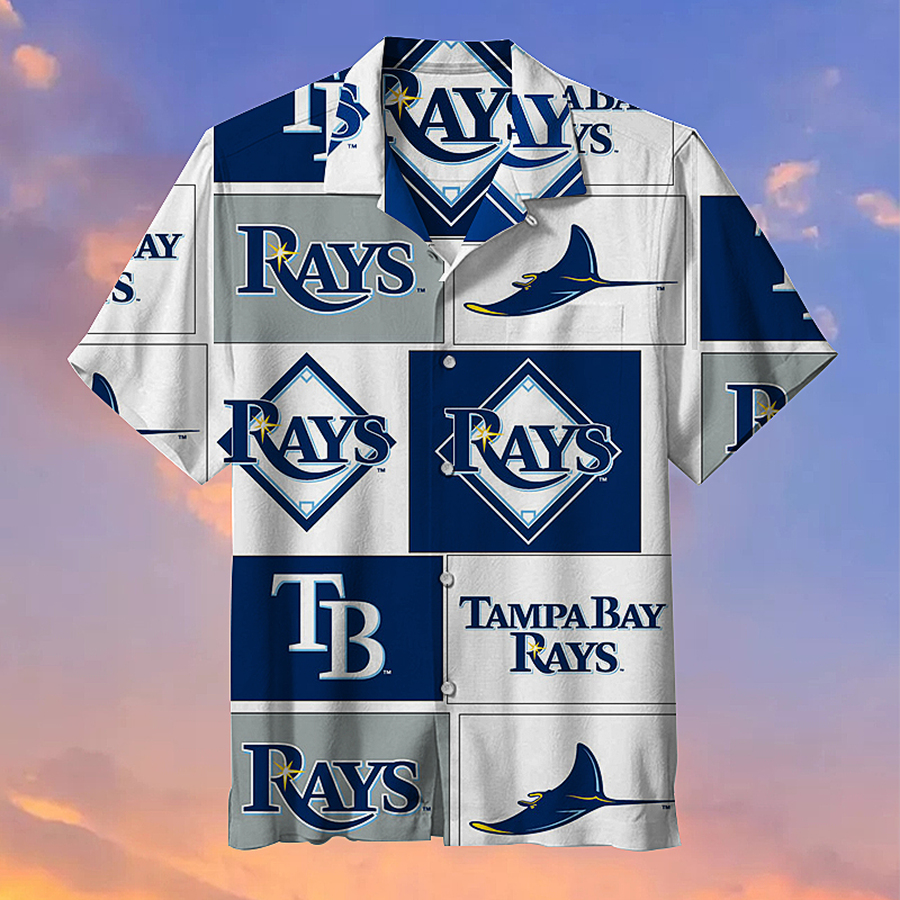 Mlb Tampa Bay Rays- Hawaiian Shirt 3D All Over Print Men Women Unisex Model 4