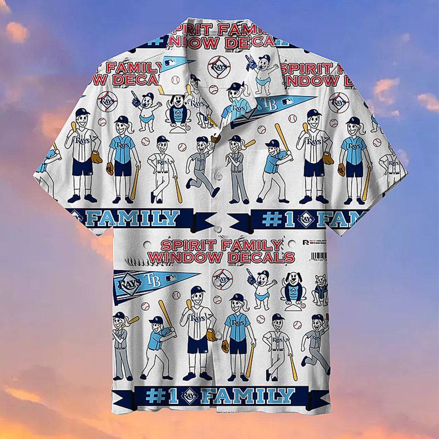 Mlb Tampa Bay Rays- Hawaiian Shirt 3D All Over Print Men Women Unisex Model 6