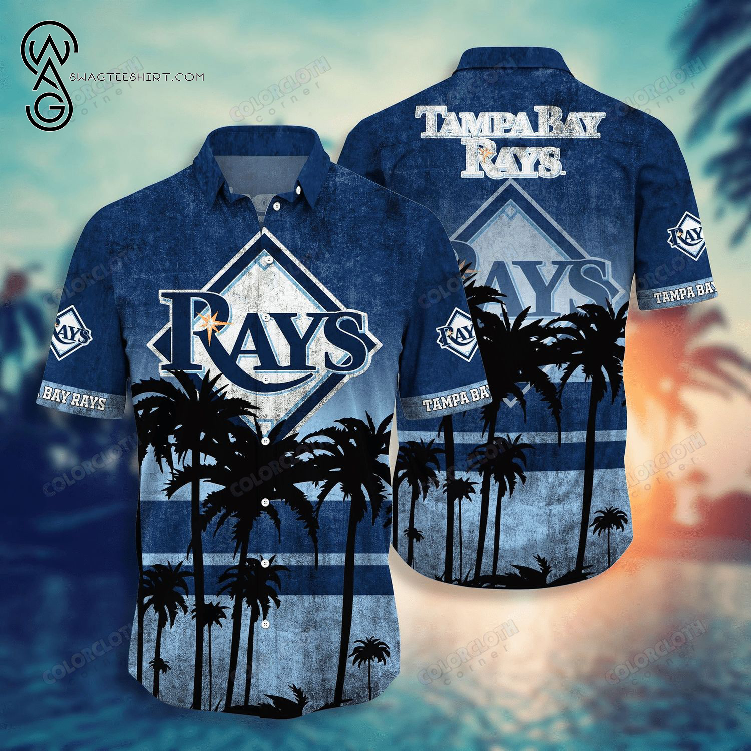 MLB Tampa Bay Rays Sports Team Summer Hawaiian Shirt