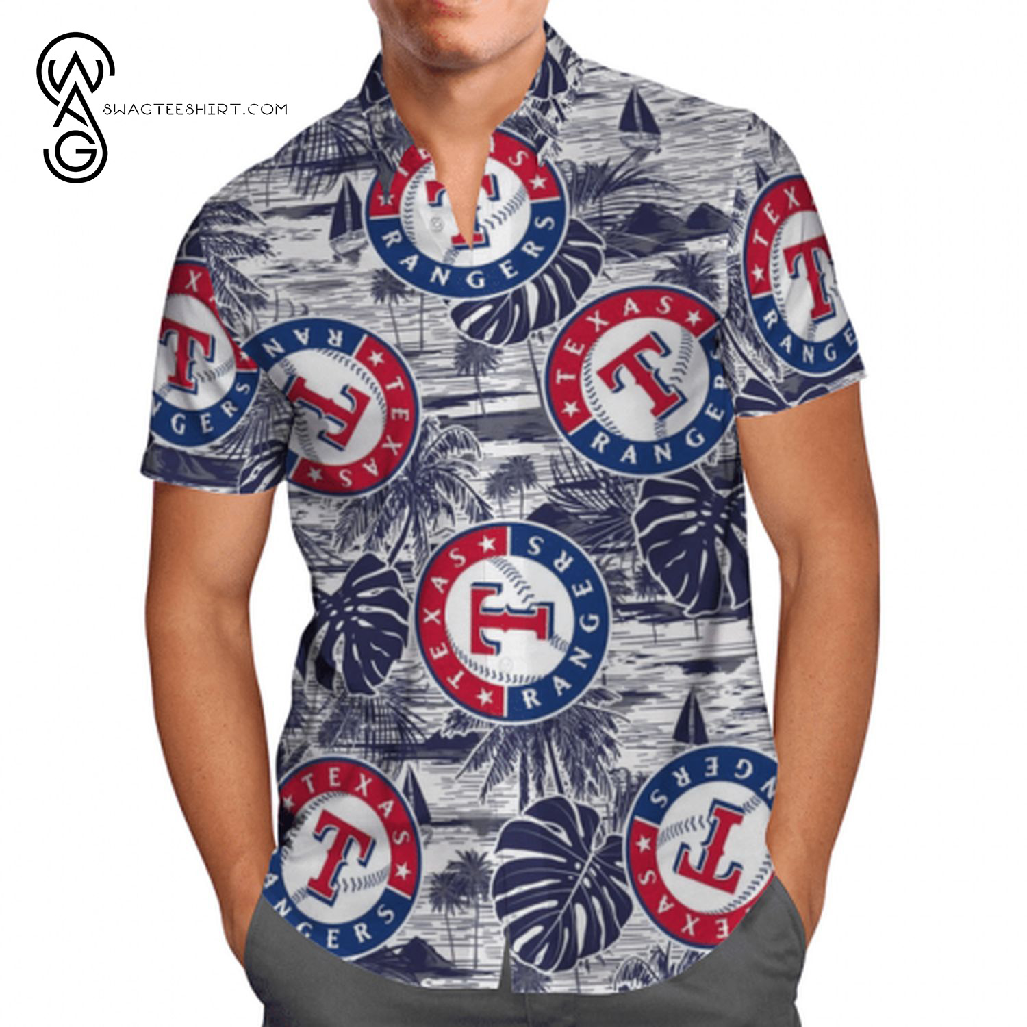 MLB Texas Rangers Summer Vibes Hawaiian Shirt