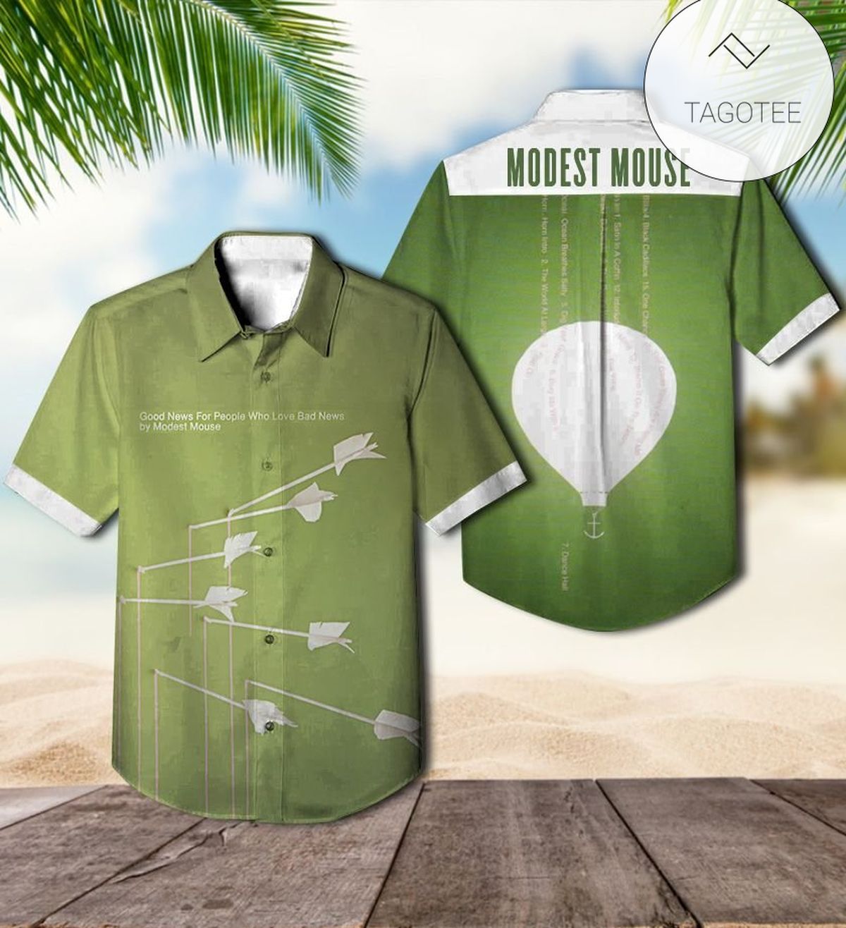 Modest Mouse The Golden Casket Album Cover Hawaiian Shirt