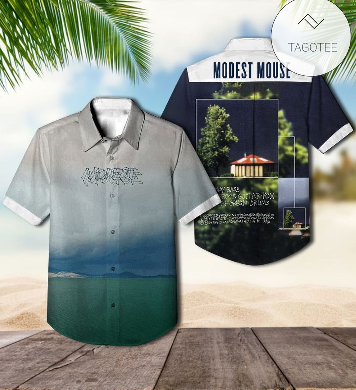 Modest Mouse The Golden Casket Album Cover Hawaiian Shirt