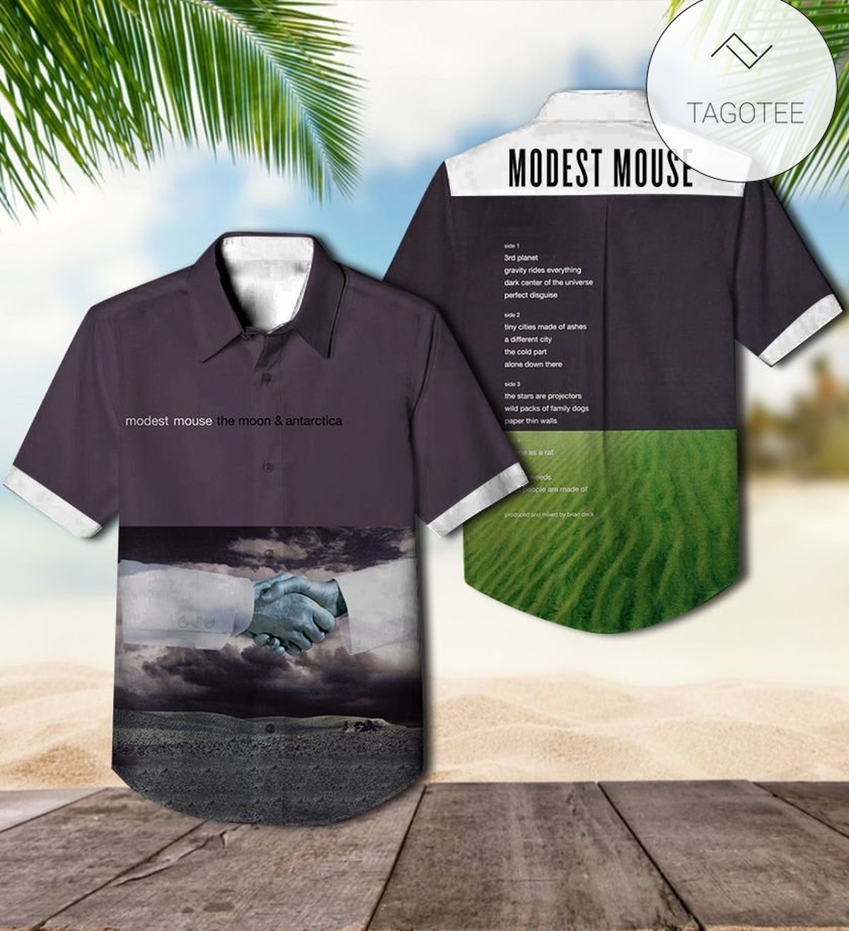 Modest Mouse The Lonesome Crowded West Album Cover Hawaiian Shirt