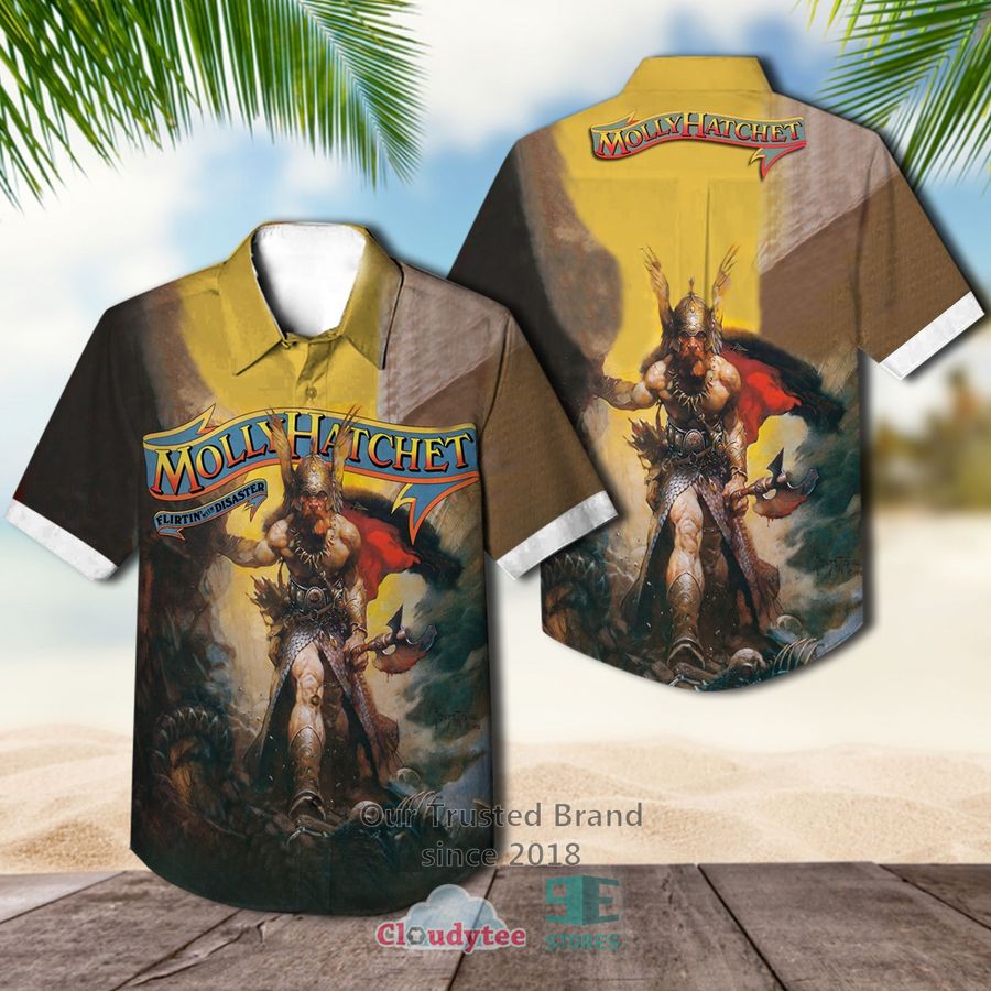 Molly Hatchet Beatin the Odds Hawaiian Casual Shirt